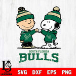 South Florida Bulls Snoopy Sport 9 Svg Eps Dxf Png File, Digital Download