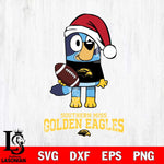 Southern Miss Golden Eagles Bluey Christmas Svg Eps Dxf Png File, Digital Download