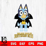 Southern Miss Golden Eagles Bluey Dracula Halloween Svg Eps Dxf Png File, Digital Download, Instant Download