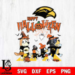 Southern Miss Golden Eagles Bluey Halloween Family Svg Eps Dxf Png File, Digital Download, Instant Download