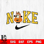Southern Miss Golden Eagles Bluey Halloween Nike NCAA Svg Eps Dxf Png File, Digital Download, Instant Download