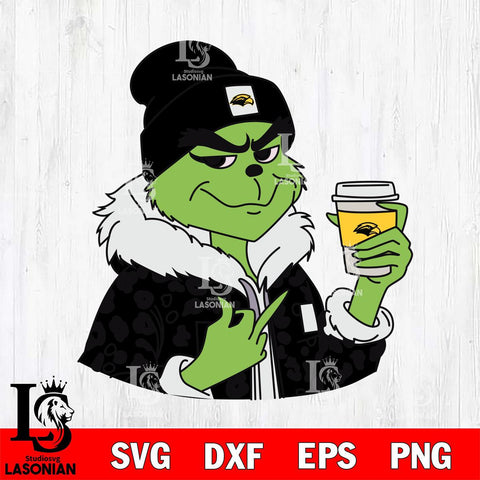 Southern Miss Golden Eagles Boujee Grinch 7 Svg Eps Dxf Png File, Digital Download, Instant Download