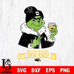 Southern Miss Golden Eagles Boujee Grinch Leopard Christmas Cut Files Cricut, Svg Dxf Eps Png file, Digital download , Silhouette