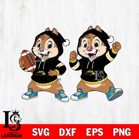 Southern Miss Golden Eagles Chip và Dale Football File Cut, NCAA SVG DXF EPS PNG FILE, Digital Download , Criucut , Silhouette