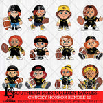 Southern Miss Golden Eagles Chucky Horror Bundle 12 SVG Eps Dxf Png File, Bundle NCAA svg, Digital Download, Instant Download