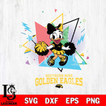 Southern Miss Golden Eagles Cute Daisy Duck Cheerleader SVG DXF EPS PNG FILE, NCAA File Cut,Digital Download,Instant Download