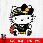 Southern Miss Golden Eagles Cute Hello Kitty Football 12 Svg Eps Dxf Png File, NCAA svg, Digital Download, Instant Download