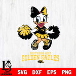 Southern Miss Golden Eagles Daisy Duck Cheerleader Disney, Svg Eps Dxf Png File, Digital Download