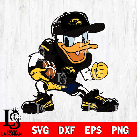 Southern Miss Golden Eagles Donal Duck Svg Eps Dxf Png File, NCAA svg, Digital Download, Instant Download