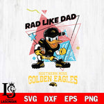 Southern Miss Golden Eagles Donal Duck Rad Like Dad SVG DXF EPS PNG FILE, NCAA File Cut,Digital Download,Instant Download