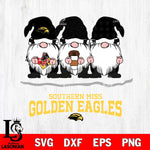 Southern Miss Golden Eagles Gnomes Coffee Svg Eps Dxf Png File, Digital Download, Instant Download