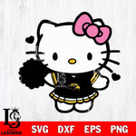 Southern Miss Golden Eagles Hello Kitty Cheerleader 6 Svg Eps Dxf Png File, Digital Download, Instant Download