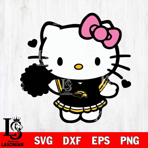 Southern Miss Golden Eagles Hello Kitty Cheerleader 6 Svg Eps Dxf Png File, Digital Download, Instant Download