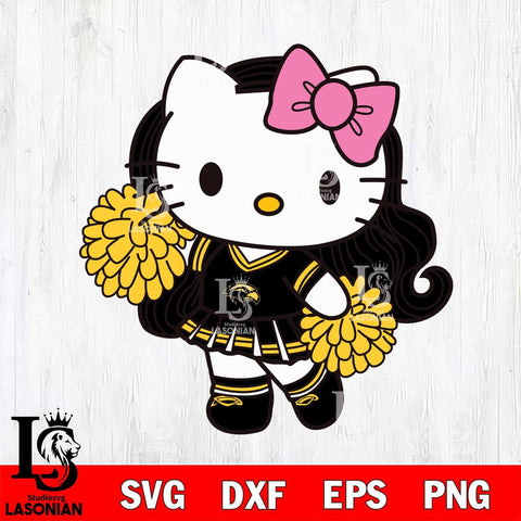 Southern Miss Golden Eagles Hello Kitty Cheerleader 7 Svg Eps Dxf Png File, Digital Download, Instant Download