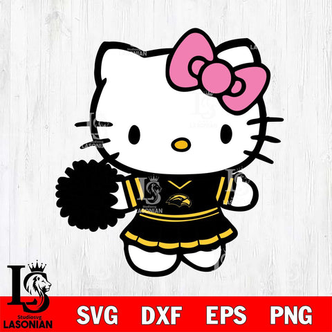 Southern Miss Golden Eagles Hello Kitty Cheerleader 8 Svg Eps Dxf Png File, Digital Download, Instant Download
