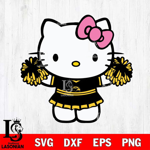 Southern Miss Golden Eagles Hello Kitty Cheerleader 9 Svg Eps Dxf Png File, Digital Download, Instant Download