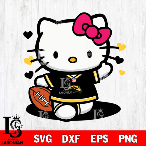 Southern Miss Golden Eagles Hello Kitty sport 10 Svg Eps Dxf Png File, NCAA svg, Digital Download, Instant Download