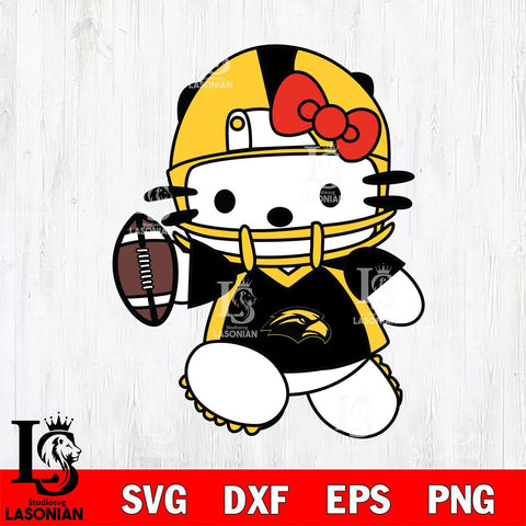 Southern Miss Golden Eagles Hello Kitty sport 11 Svg Eps Dxf Png File, NCAA svg, Digital Download, Instant Download