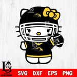 Southern Miss Golden Eagles Hello Kitty sport 6 Svg Eps Dxf Png File, NCAA svg, Digital Download, Instant Download