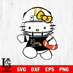 Southern Miss Golden Eagles Hello Kitty sport 8 Svg Eps Dxf Png File, NCAA svg, Digital Download, Instant Download