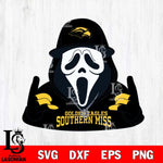 Southern Miss Golden Eagles Horror Character Ghostface Sport Svg Eps Dxf Png File, NCAA svg, Digital Download, Instant Download