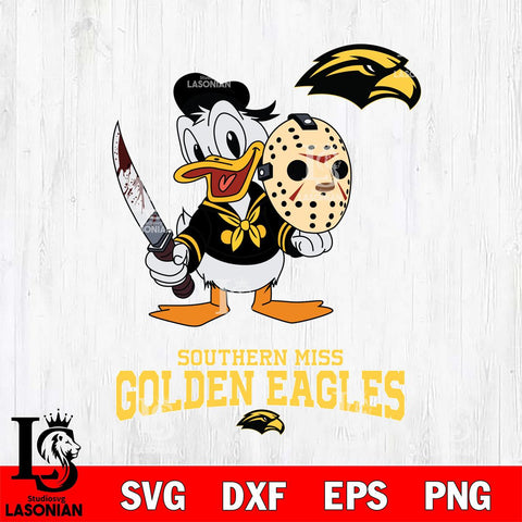 Southern Miss Golden Eagles Jason Voorhees 12 Svg Eps Dxf Png File, Digital Download