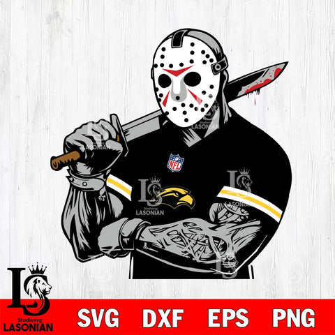 Southern Miss Golden Eagles Jason Voorhees Horror 6 Svg Eps Dxf Png File, NCAA svg, Digital Download, Instant Download
