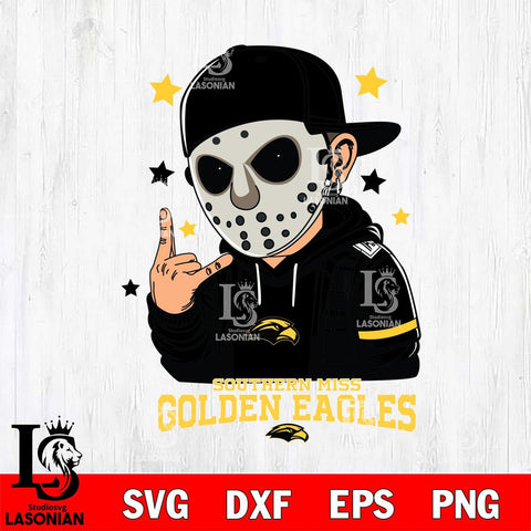 Southern Miss Golden Eagles Jason Voorhees Horror 9 Svg Eps Dxf Png File, NCAA svg, Digital Download, Instant Download