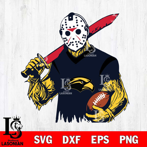 Southern Miss Golden Eagles Jason Voorhees Horror Halloween 2 Svg Eps Dxf Png File, NCAA svg, Digital Download, Instant Download