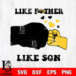 Southern Miss Golden Eagles Like Father Like Son Svg Eps Dxf Png File, Digital Download, Instant Download