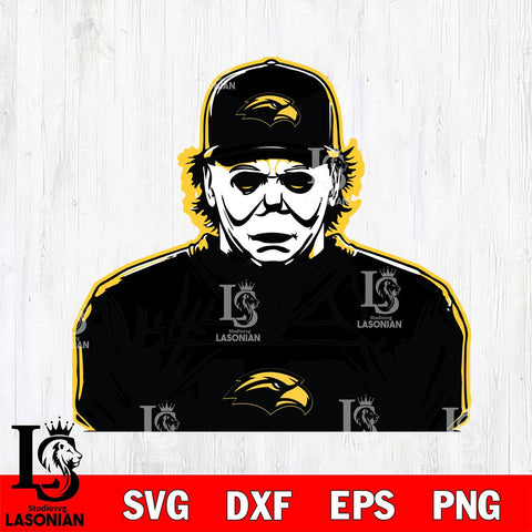 Southern Miss Golden Eagles Michael Myers Horror Halloween Svg Eps Dxf Png File, NCAA svg, Digital Download, Instant Download
