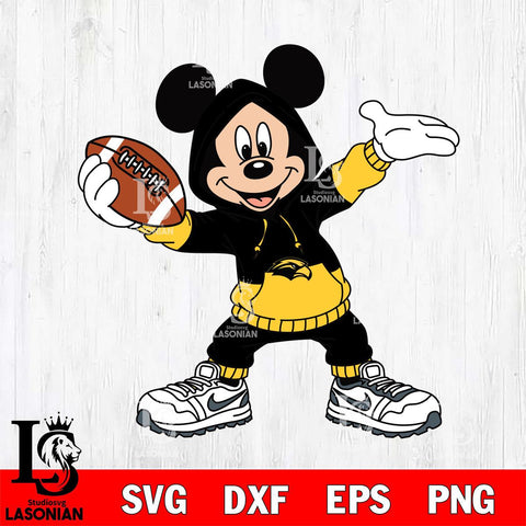 Southern Miss Golden Eagles Mickey Disney Football Christmas File Cut, NCAA SVG DXF EPS PNG FILE, Digital Download , Criucut , Silhouette