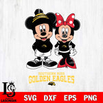 Southern Miss Golden Eagles Mickey Minnie Mouse Cute Football Svg Eps Dxf Png File, NCAA svg , File Cut , Digital Download , Instant Download, Cut Svg Files