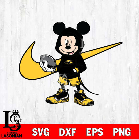 Southern Miss Golden Eagles Mickey Wearing Hoodie Sport Svg Eps Dxf Png File, NCAA svg, Digital Download, Instant Download