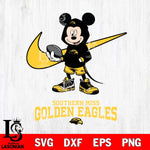 Southern Miss Golden Eagles Mikey Mouse Disney NIKE, Svg Eps Dxf Png File, Digital Download