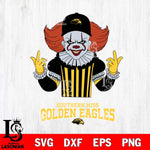 Southern Miss Golden Eagles Pennywise Horror Sport 8 Svg Eps Dxf Png File, Digital Download