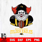 Southern Miss Golden Eagles Pennywise Horror Sport 9 Svg Eps Dxf Png File, Digital Download