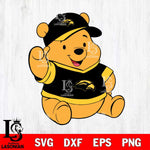 Southern Miss Golden Eagles Pooh Bear Svg Eps Dxf Png File, NCAA svg, Digital Download, Instant Download