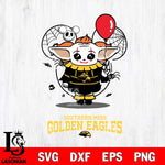 Southern Miss Golden Eagles Stitch Pennywise Halloween Svg Eps Dxf Png File, Digital Download, Instant Download