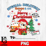 Special Delivery Bingo & Co Merry Christmas Files,Christmas file,Digital Download ,Instant Download