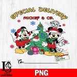 Special Delivery Mickey & Co 4 Files,Christmas file,Digital Download ,Instant Download