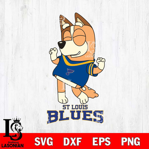 St Louis Blues Chilli Dance Sport Svg Eps Dxf Png File, Digital Download, Instant Download