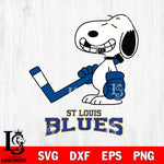 St Louis Blues Snoopy Hockey Sport Svg Eps Dxf Png File, Digital Download , Instant Download, Svg Files