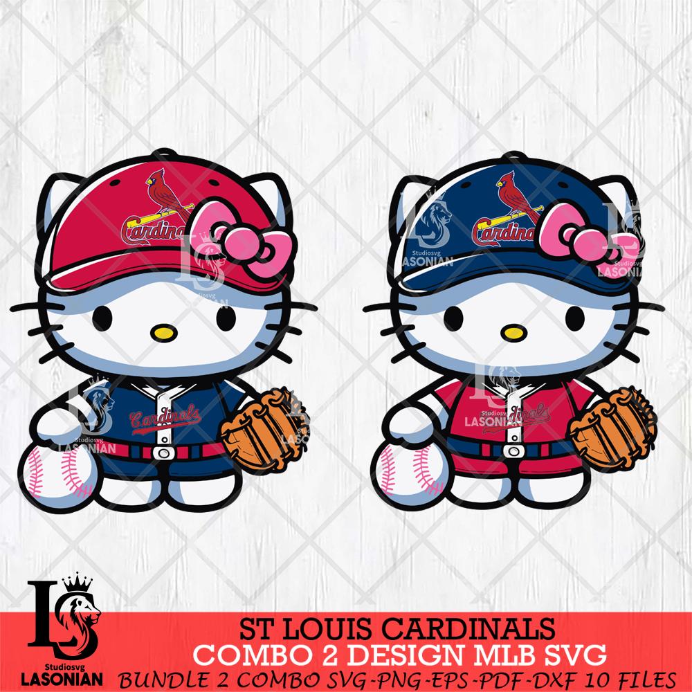 St Louis Cardinals Hello Kitty Bundle 2 SVG – lasoniansvg