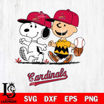 St Louis Cardinals Peanuts Sport walk Svg Eps Dxf Png File, MLB File Cut,Digital Download,Instant Download,MLB Svg Files