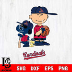 St Louis Cardinals Peanuts baseball Svg Eps Dxf Png File, MLB File Cut,Digital Download,Instant Download,MLB Svg Files