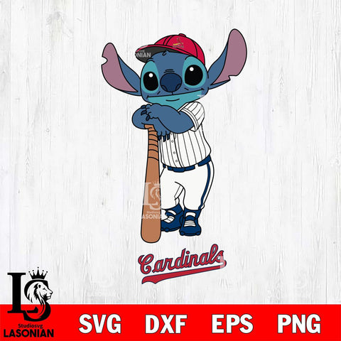 St Louis Cardinals Stitch Baseball bat SVG DXF EPS PNG FILE, MLB File Cut, Digital Download,Instant Download, Silhouette, Stitch Cricut