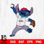 St Louis Cardinals Stitch throws ball SVG DXF EPS PNG FILE, MLB File Cut, Digital Download,Instant Download, Silhouette, Stitch Cricut
