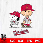 St Louis Cardinals snoopy and charlie brown sport Svg Eps Dxf Png File, MLB File Cut,Digital Download,Instant Download,MLB Svg Files