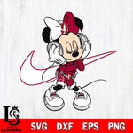 Stanford Cardinal Cute Minnie Mouse Dancing Svg Eps Dxf Png File, NCAA svg, Digital Download, Instant Download